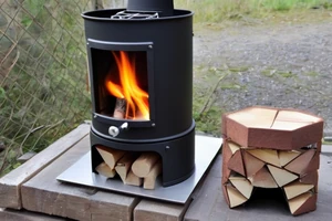 Les mini-poêles de masse (rocket stoves) adaptés aux petits volumes